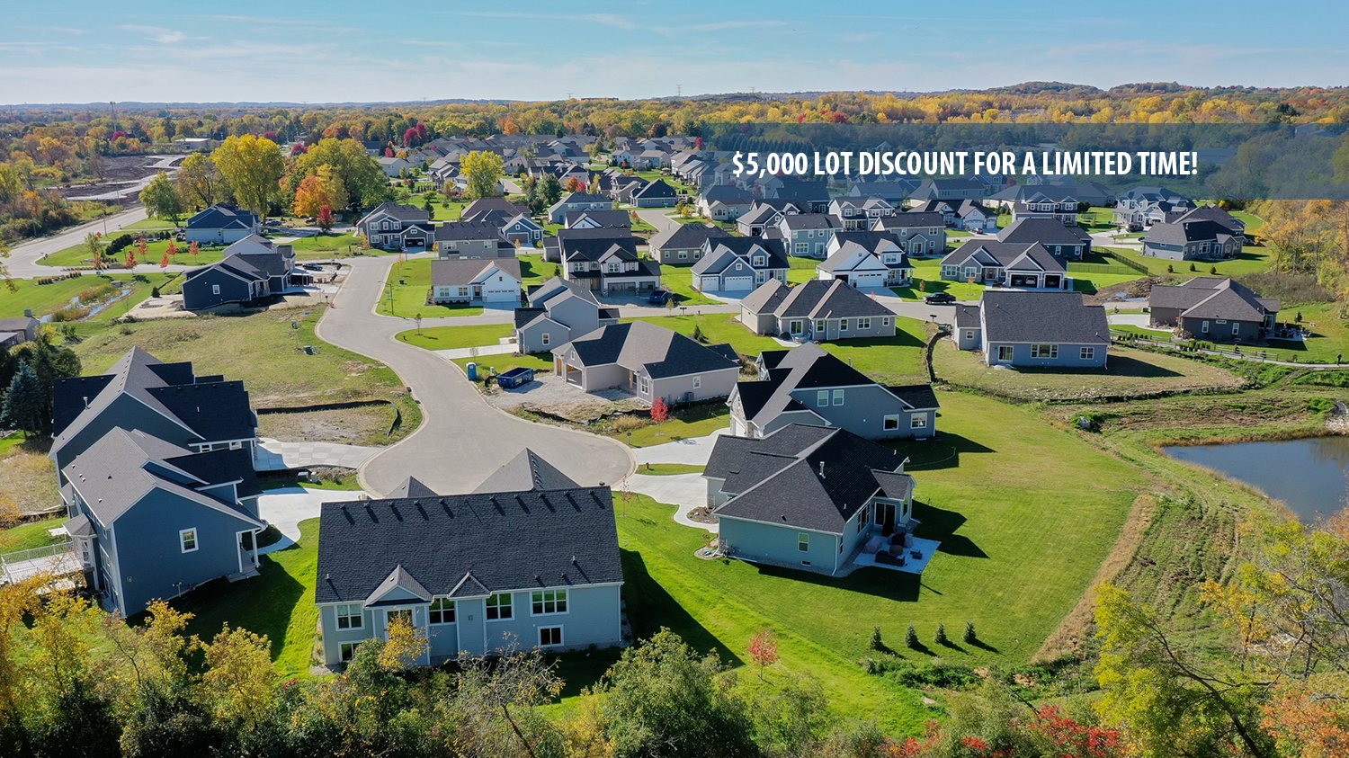 Whispering Ridge Estates North New Home Community in Lannon Korndoerfer