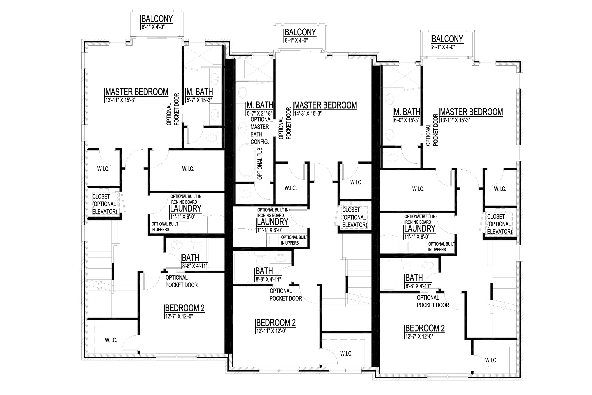 Building 2 at Heritage Place SOLD OUT Floor Plans DJK Custom Homes