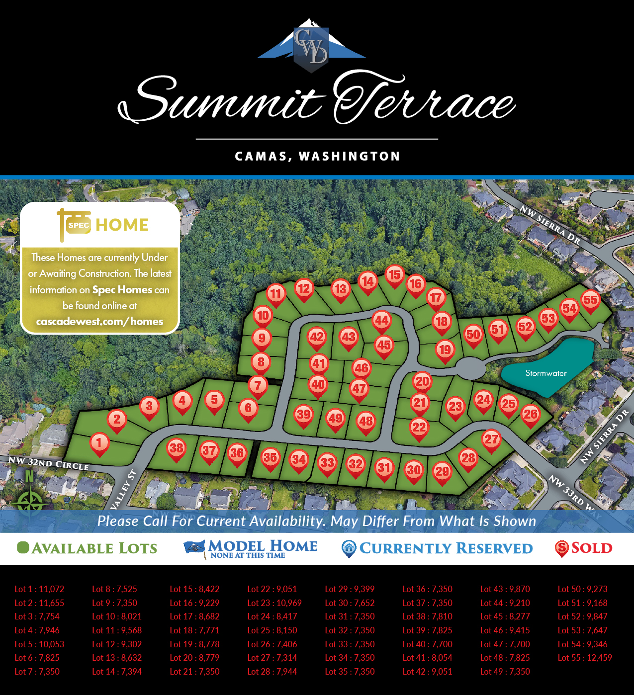 ALL HOMES SOLD. Please talk with Ron or Jason at Cascade West to learn