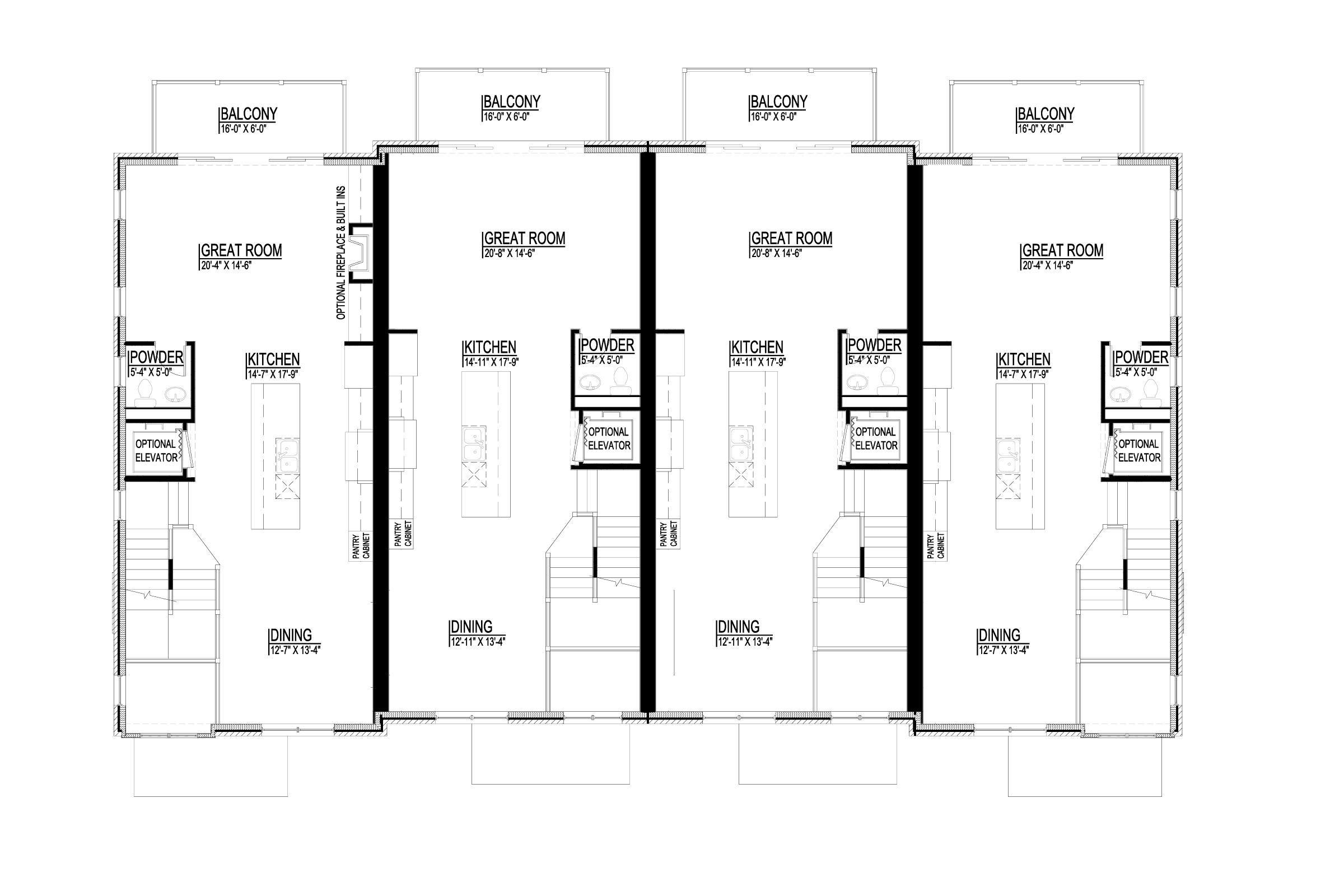 Building 11 at Heritage Place SOLD OUT Floor Plans DJK Custom Homes