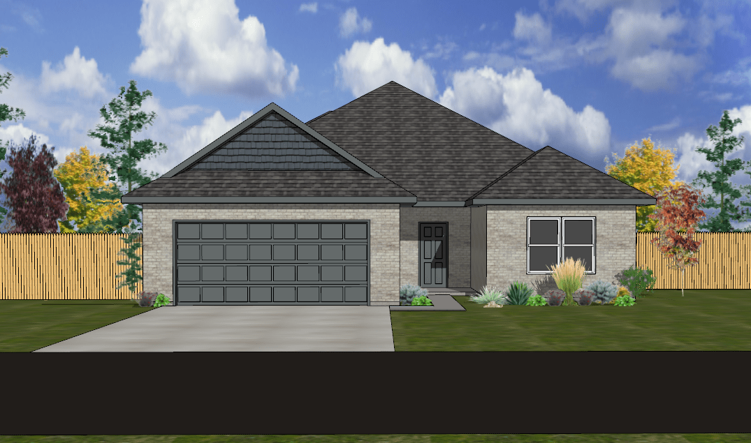 The Redbud Floor Plan OKC Home Builder Authentic Custom Homes