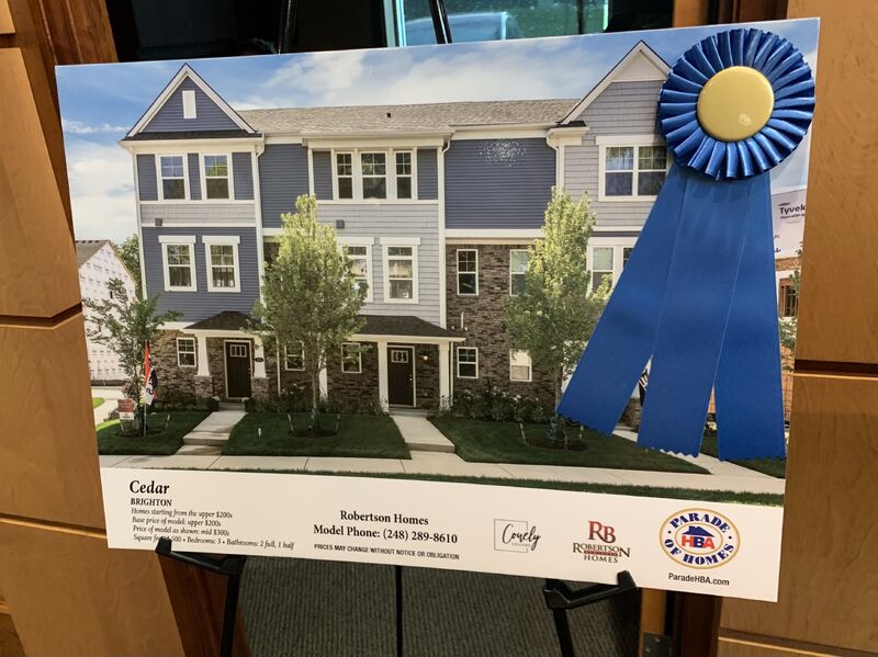 Cedar Home Plan Wins Parade of Homes Blue Ribbon Award Robertson Homes