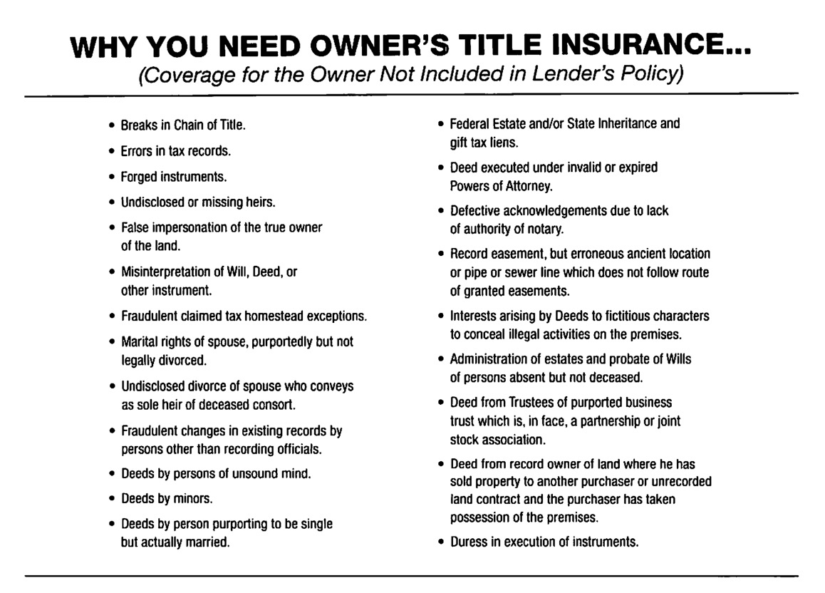Tip of the Month Charter Title & Escrow