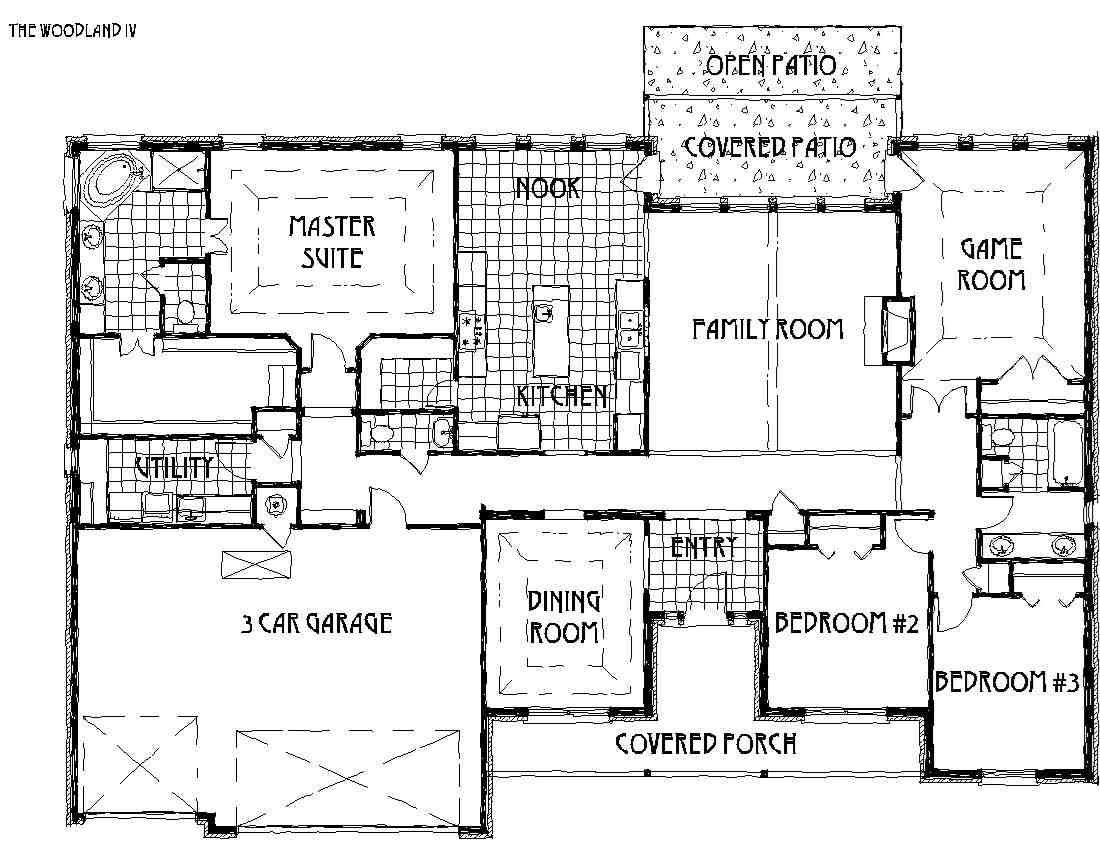 The The Woodland lV Floor Plan Concept Builders