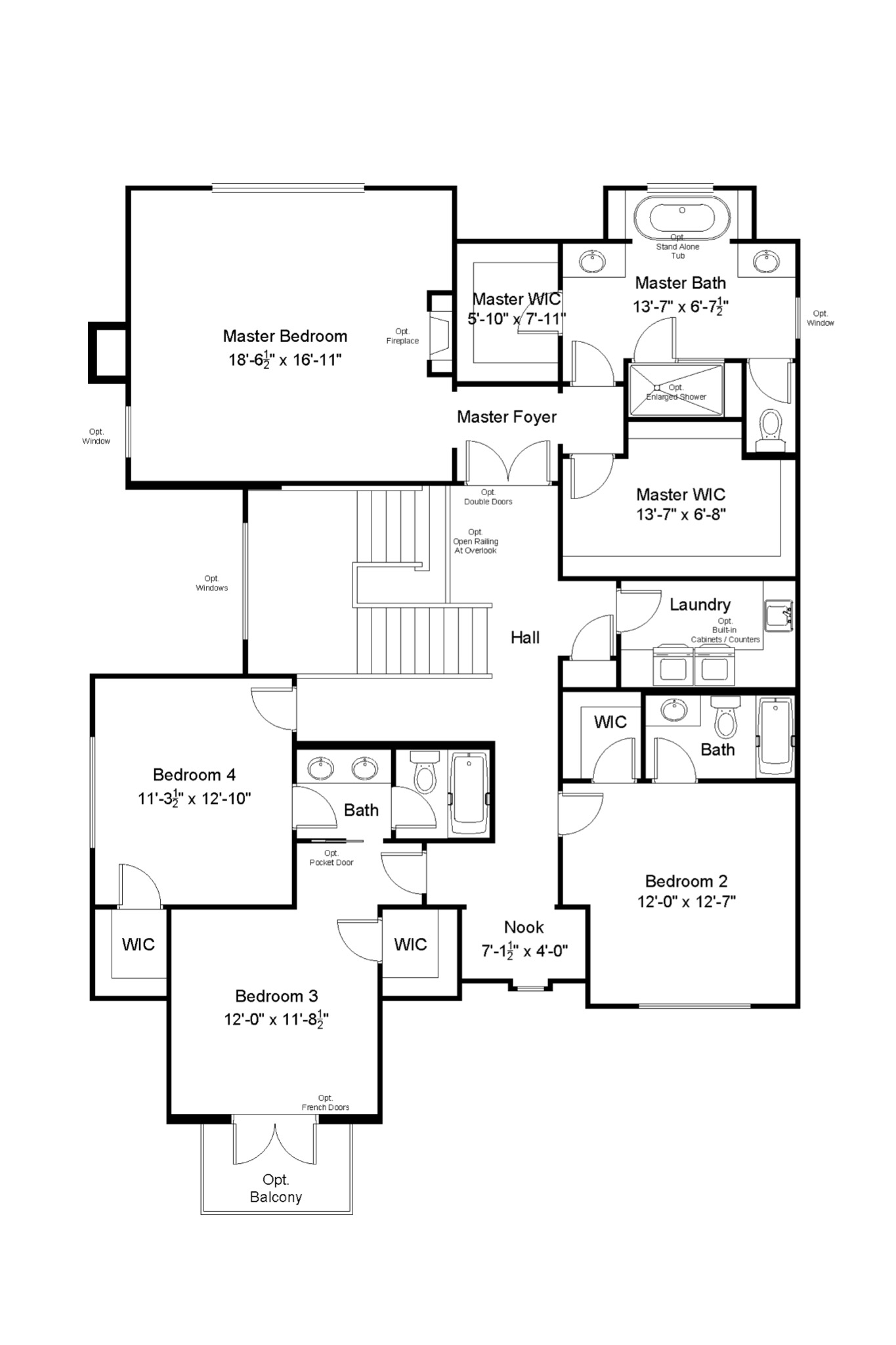 The Harmony Floor Plans DJK Custom Homes