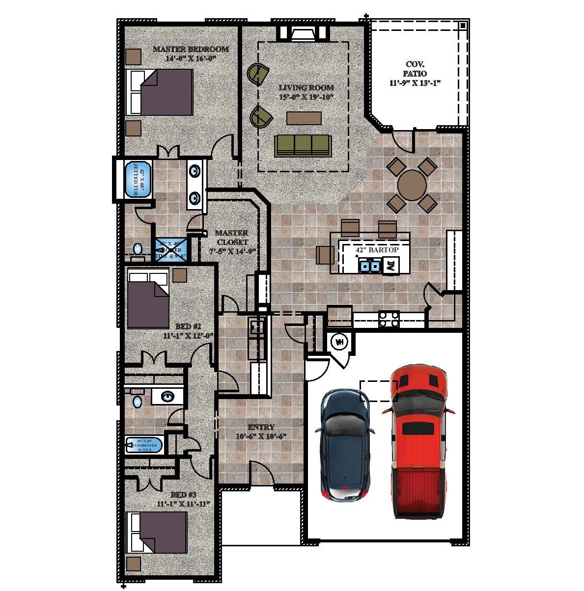 The Sweetwater Floor Plan OKC Home Builder Authentic Custom Homes