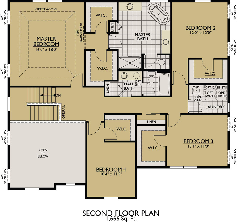 Jericho II Floor Plan William Ryan Homes