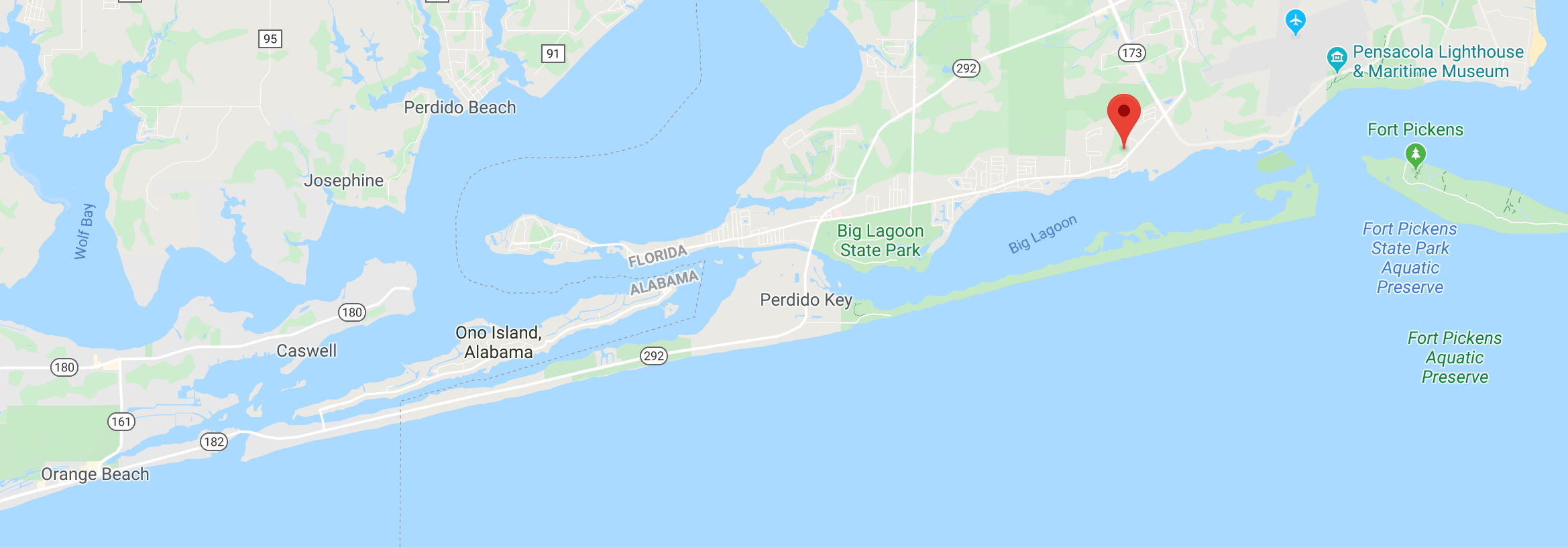 Show Me A Map Of Alabama Gulf Coast Map Of Alabama And Florida