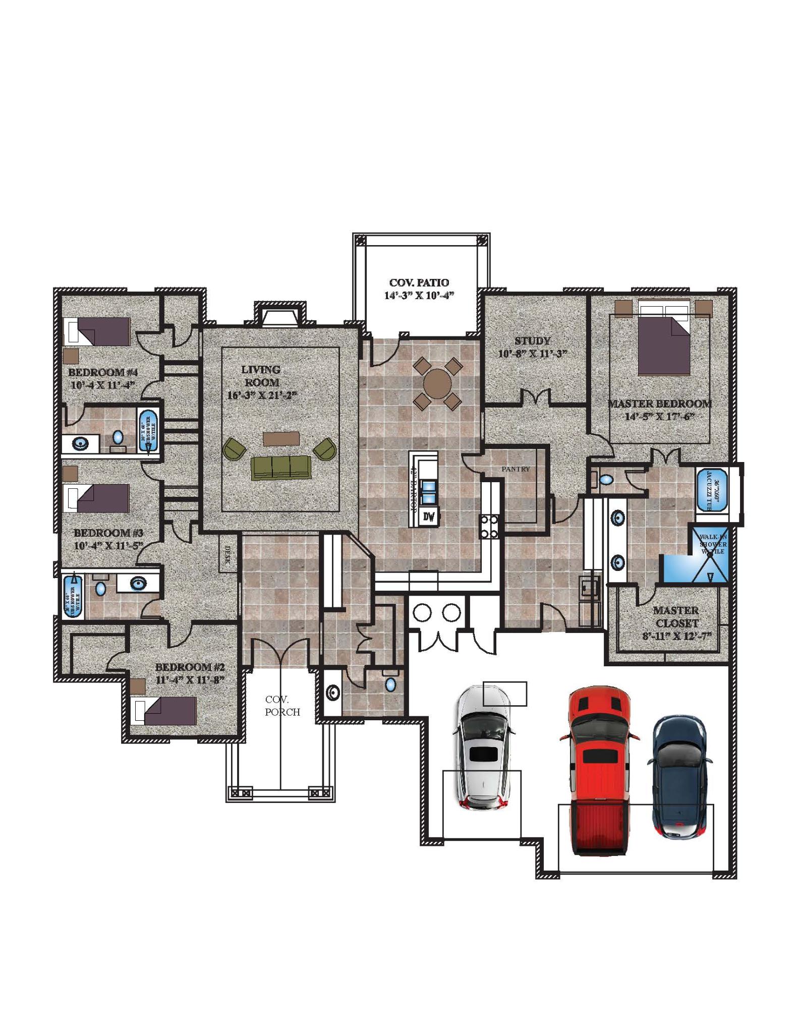 The Chestnut Floor Plan OKC Home Builder Authentic Custom Homes