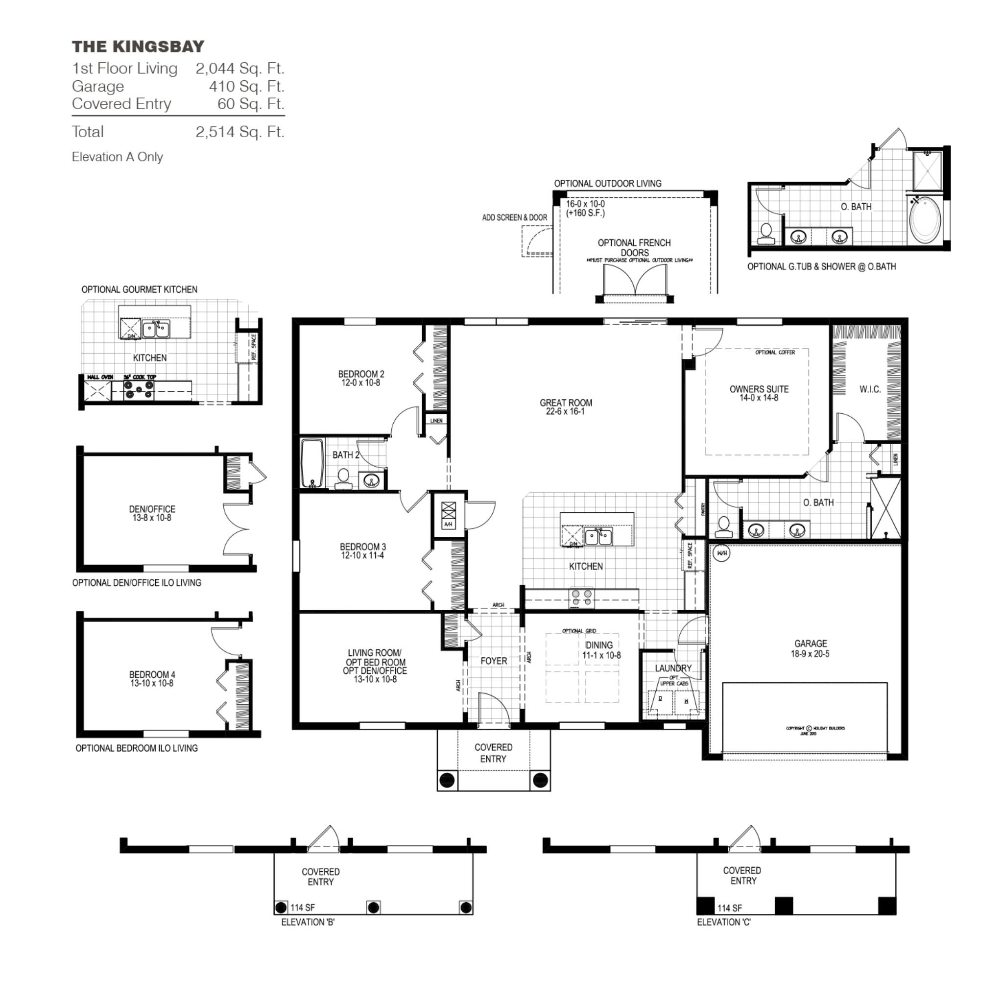 Cool Holiday Builders Floor Plans (+6) Viewpoint House Plans Gallery
