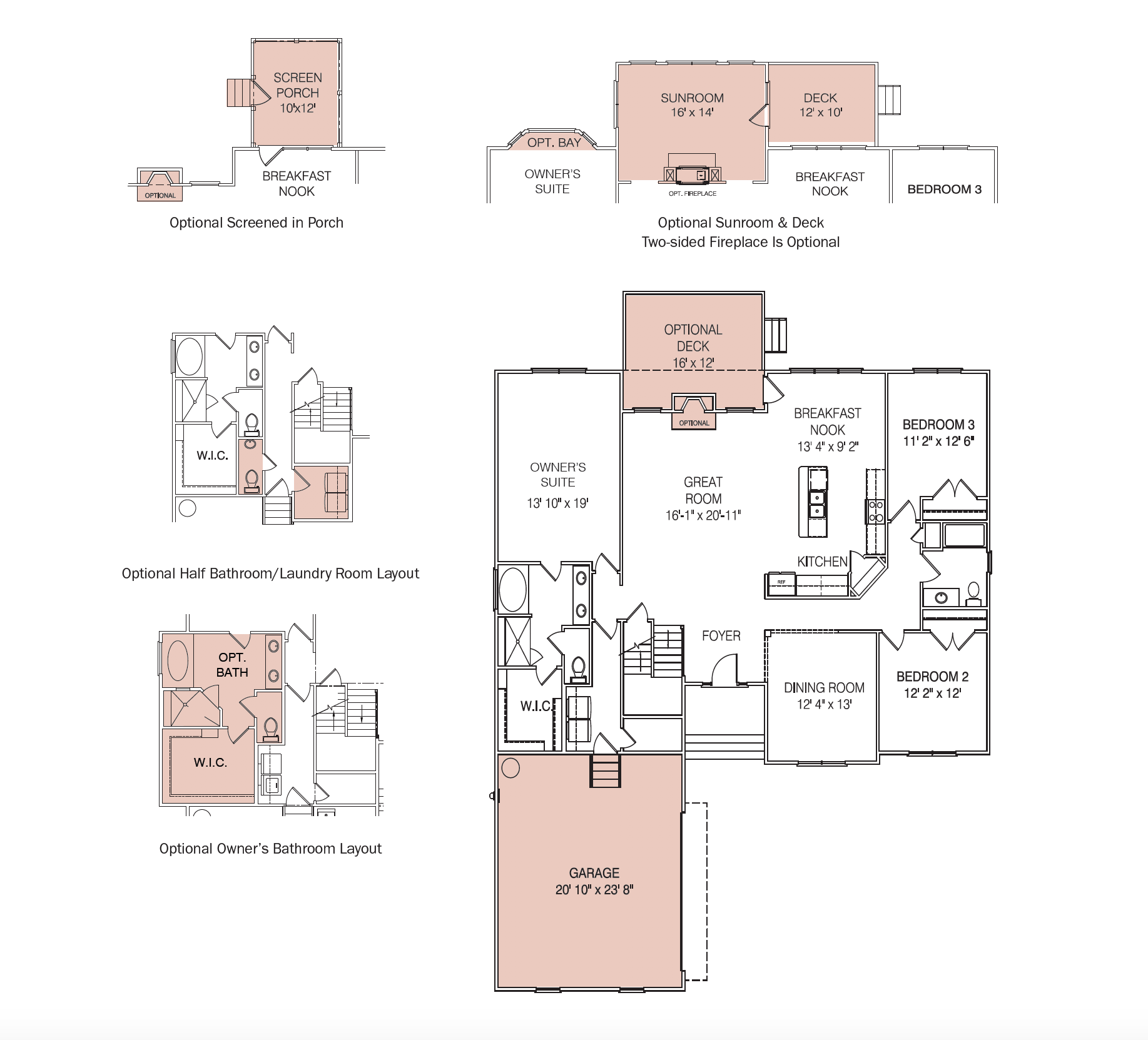 Treyburn III OneLevel Home Main Street Homes