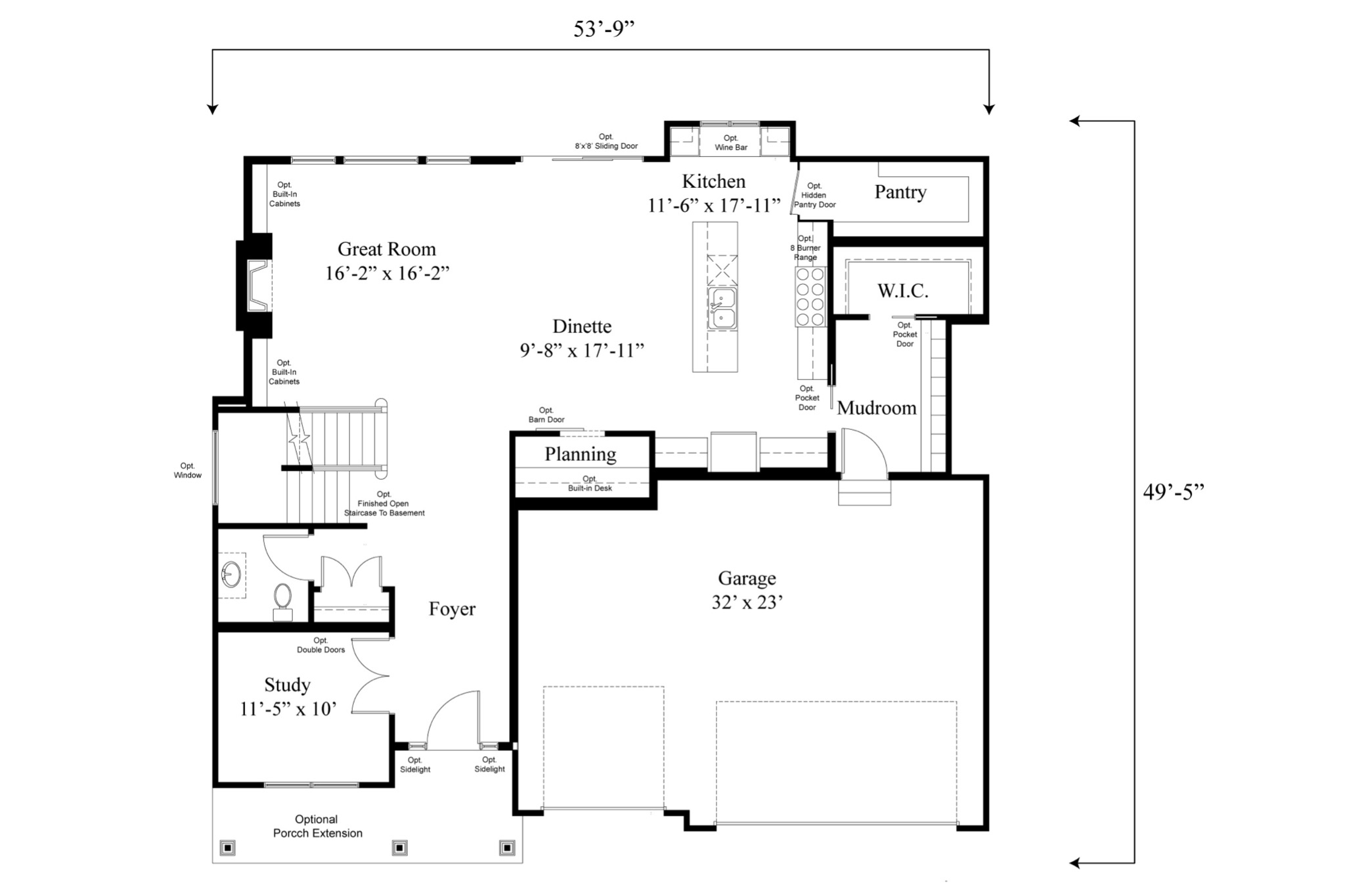 The White Oak Floor Plans DJK Custom Homes