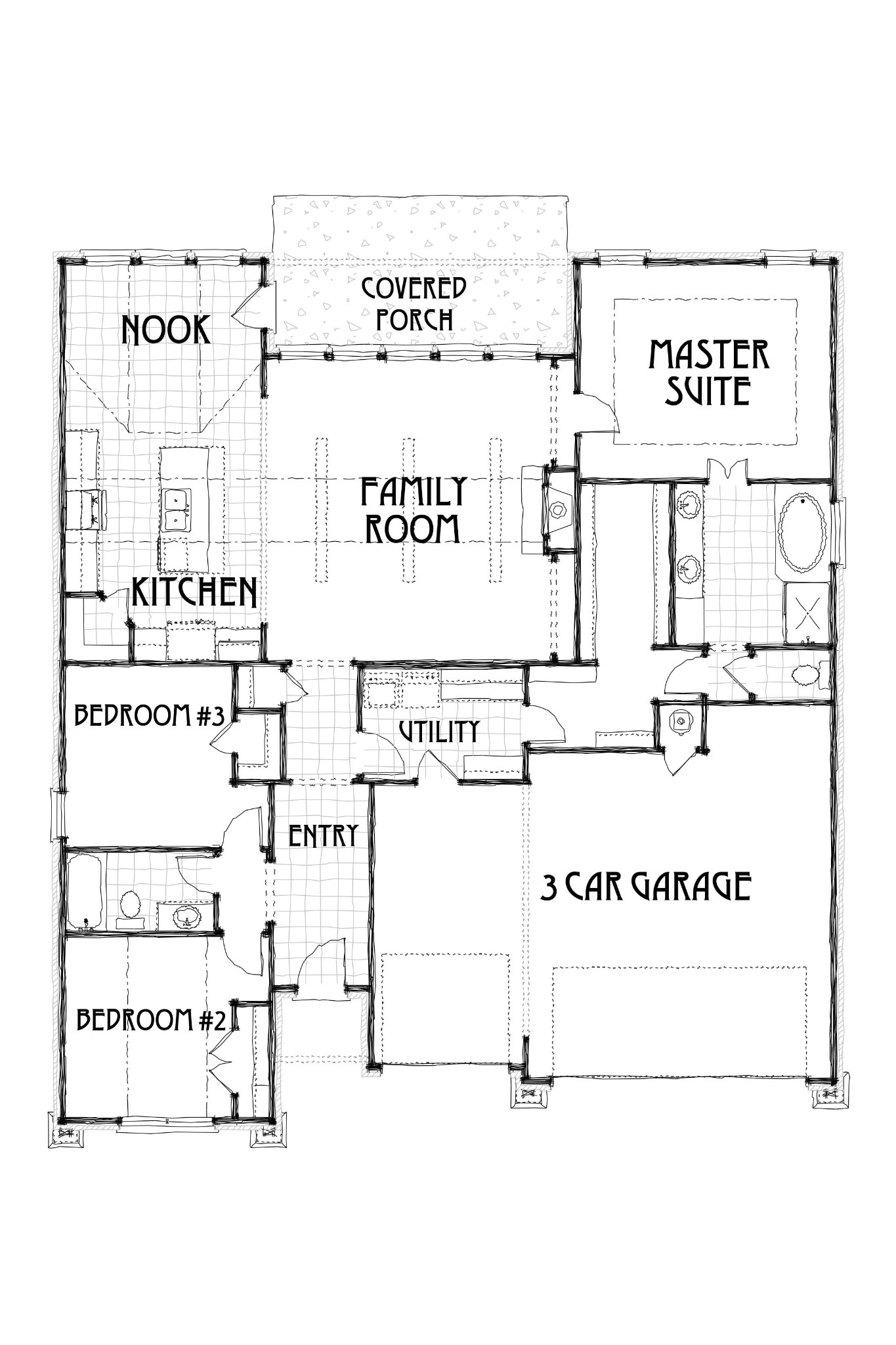 The The Dorsey Floor Plan Concept Builders Concept Builders