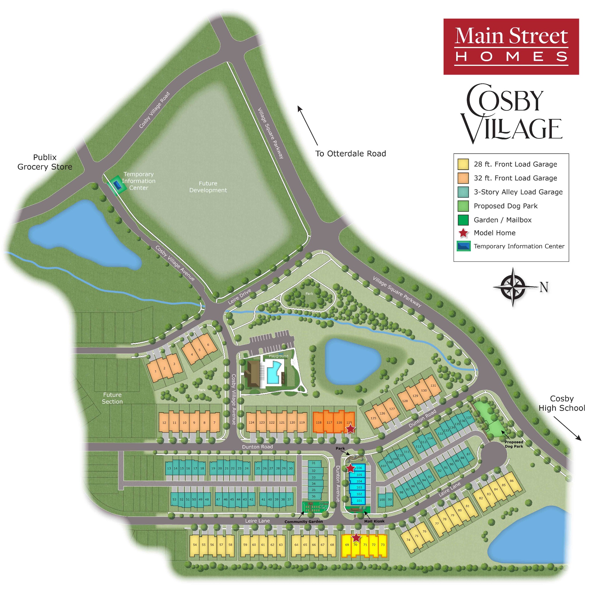 Cosby Village 2Story Townhomes New Home Community in Chesterfield, VA
