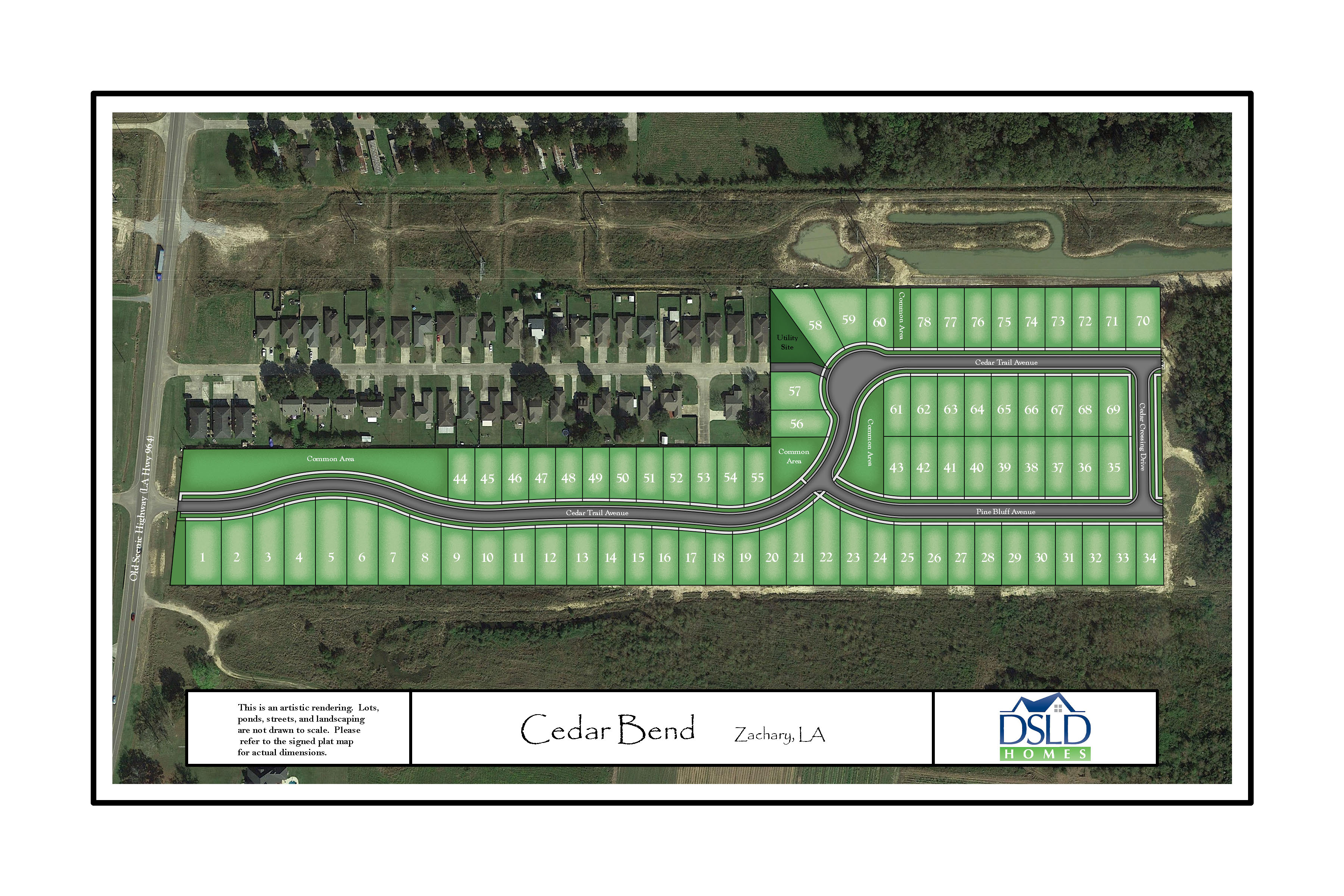 Cedar Bend DSLD Homes New Homes in Zachary LA