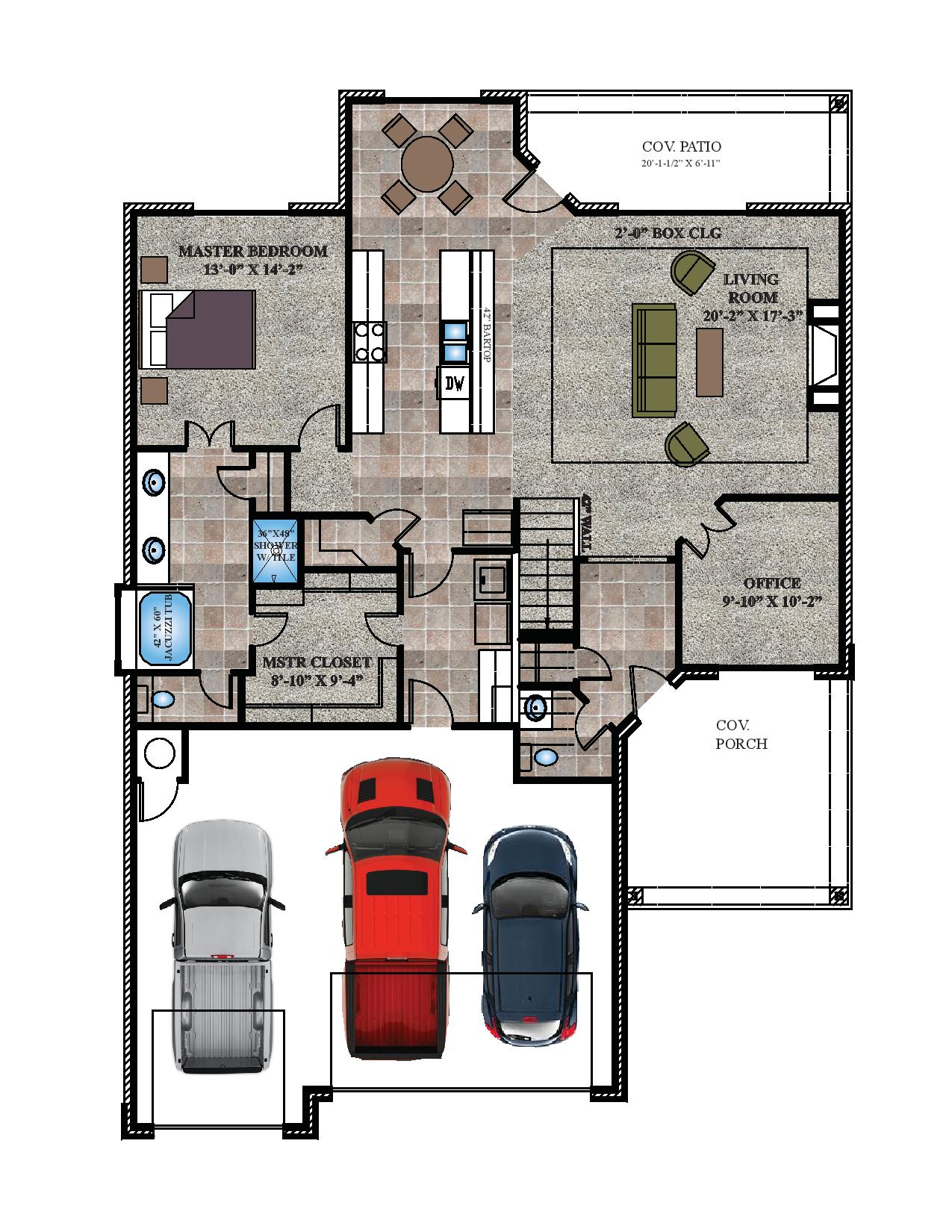 The Juniper Floor Plan OKC Home Builder Authentic Custom Homes
