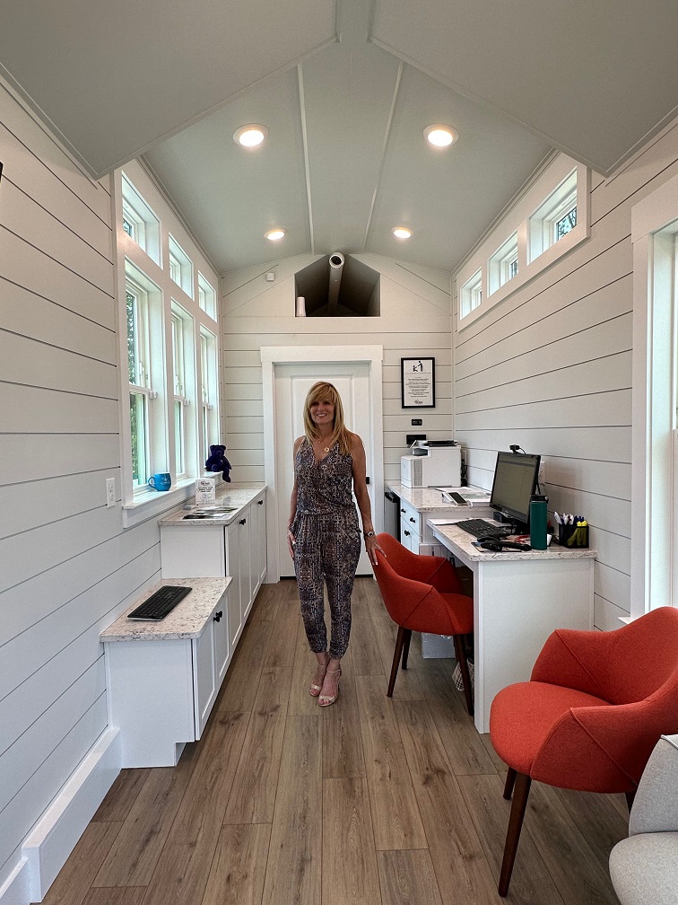 Mungo's First Tiny Home Sales Office Debuts in Landing