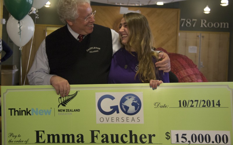 Faucher Wins Coveted Study Abroad Scholarship · Castleton University