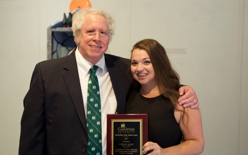 Philosophy Graduate Honored as Outstanding Young Alumni · Castleton