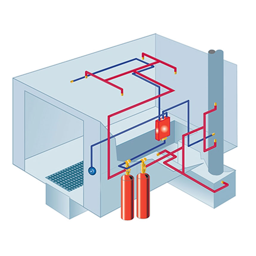 Kidde Fire Suppression System For Paint Booths 8548, 8550 & 8601, Fire