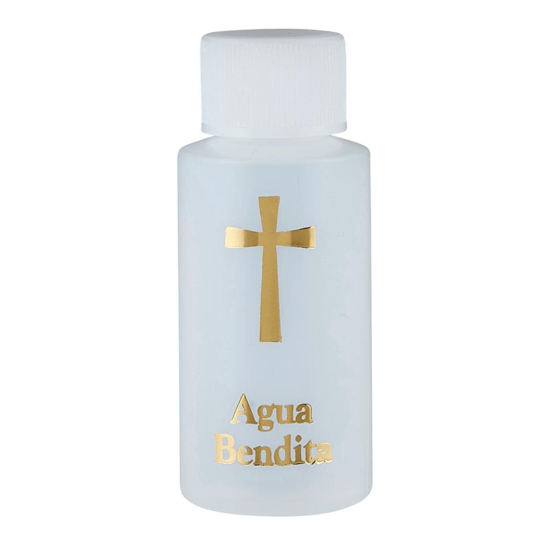 Spanish 1 oz Holy Water Bottle 36/pk, Devotional Items Autom
