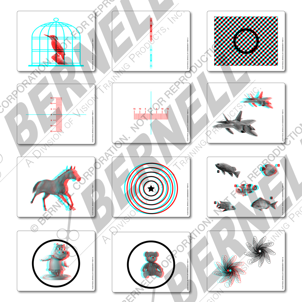 Keystone Basic Binocular Test Set, Free Space Products Bernell Corporation