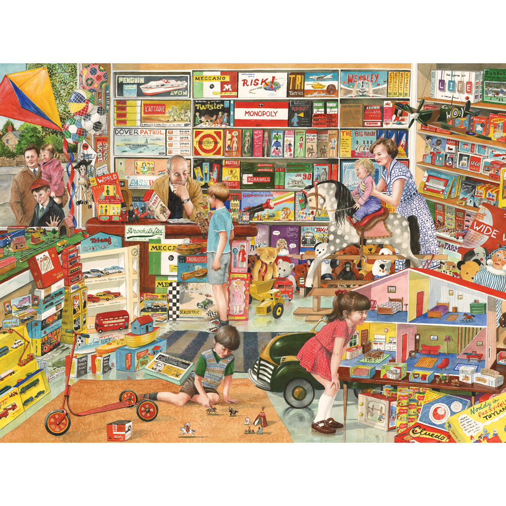 Toy Shop 500 Piece Jigsaw Puzzle Bits and Pieces