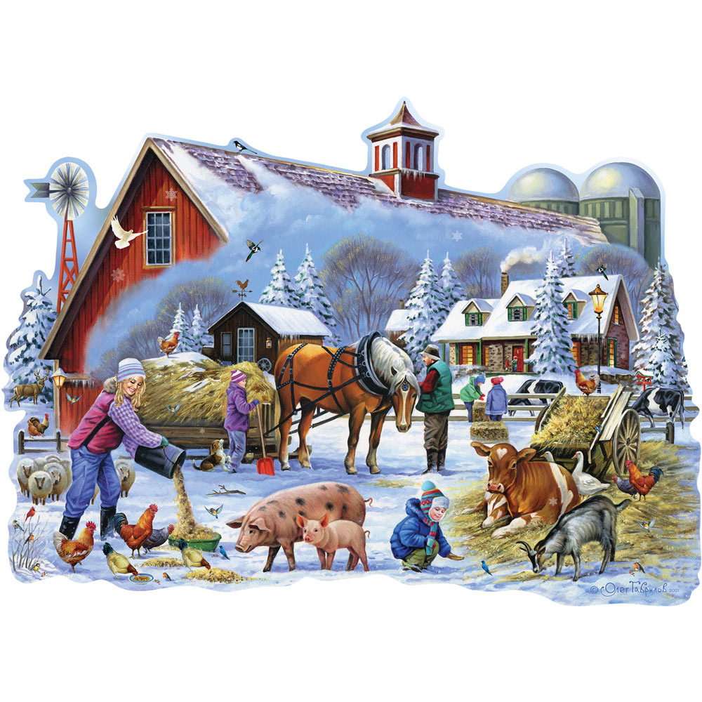 Bear Cub Playdate 500 Piece Jigsaw Puzzle Bits and Pieces