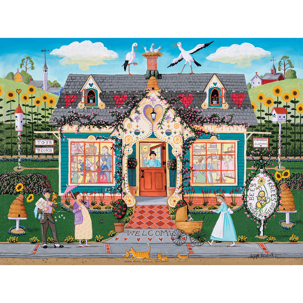 Bee's Knees 300 Large Piece Jigsaw Puzzle Bits and Pieces