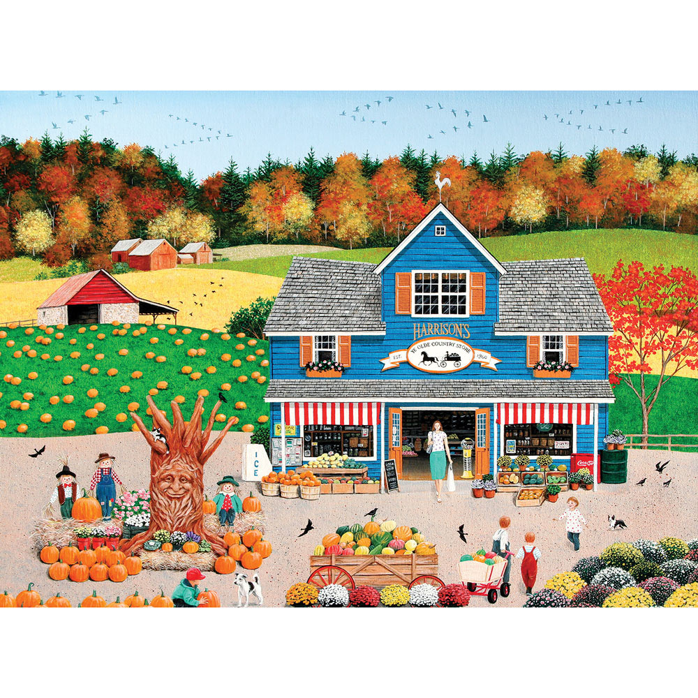 The Old Country Store 1000 Piece Jigsaw Puzzle Bits and Pieces