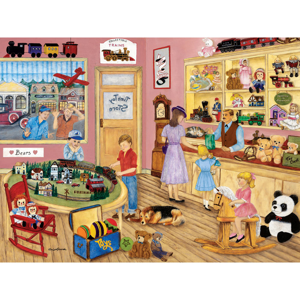 Tim's Toy Store 300 Large Piece Jigsaw Puzzle Bits and Pieces