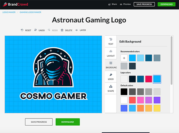 Custom Colors Logo Maker