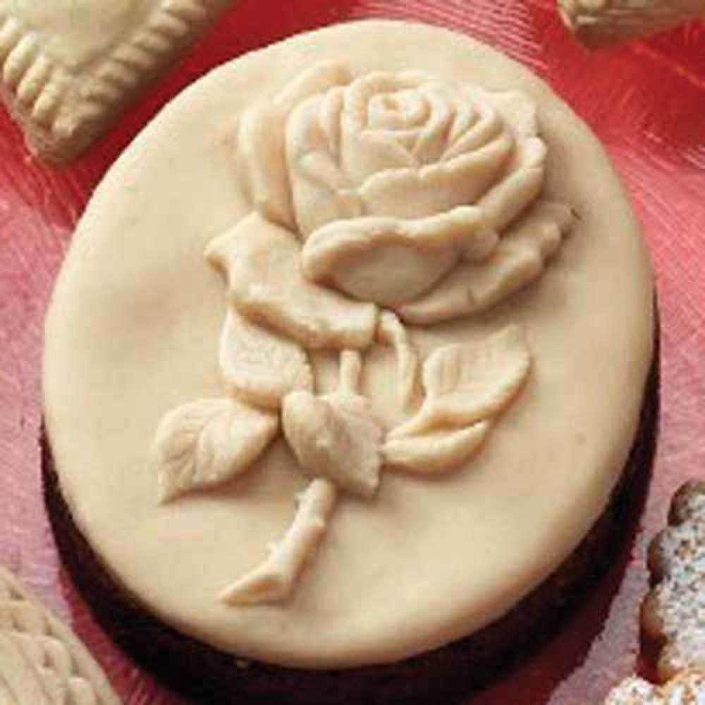 American Beauty Rose Cookie Mold, Fancy Flours