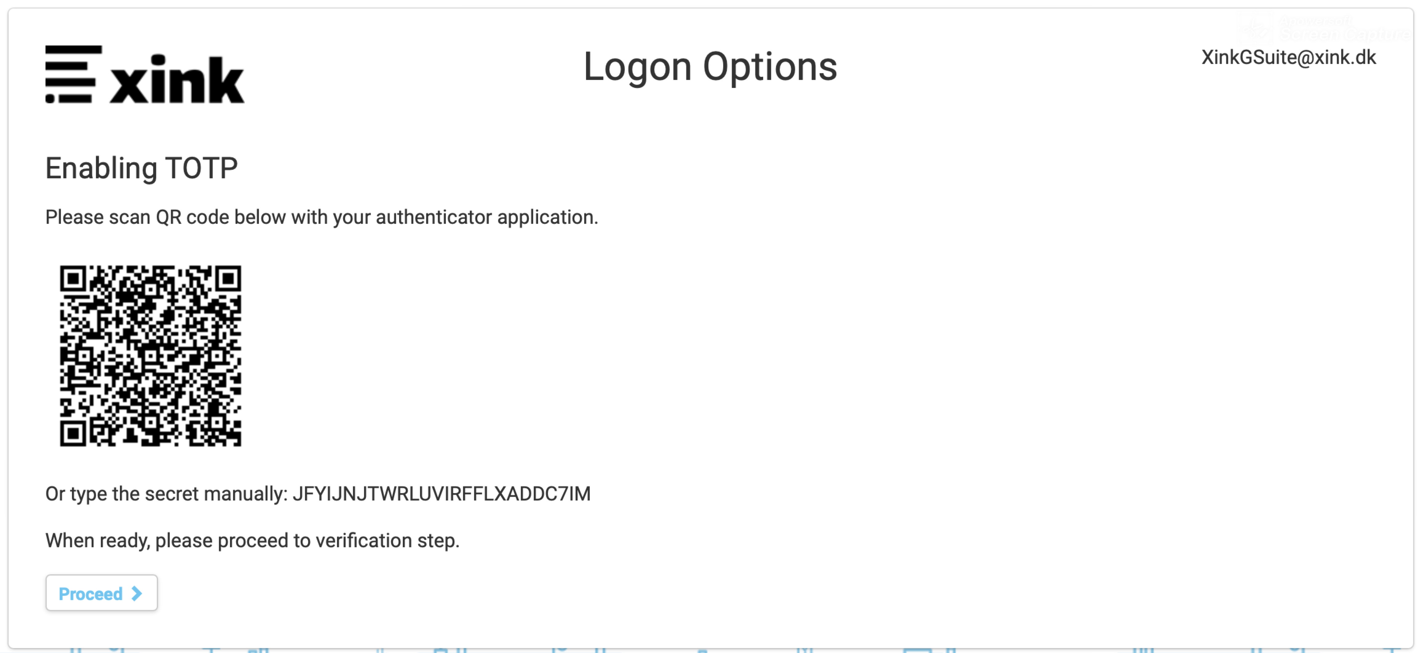 How to enable twofactor authentication (TOTP) The EmaiI Signature