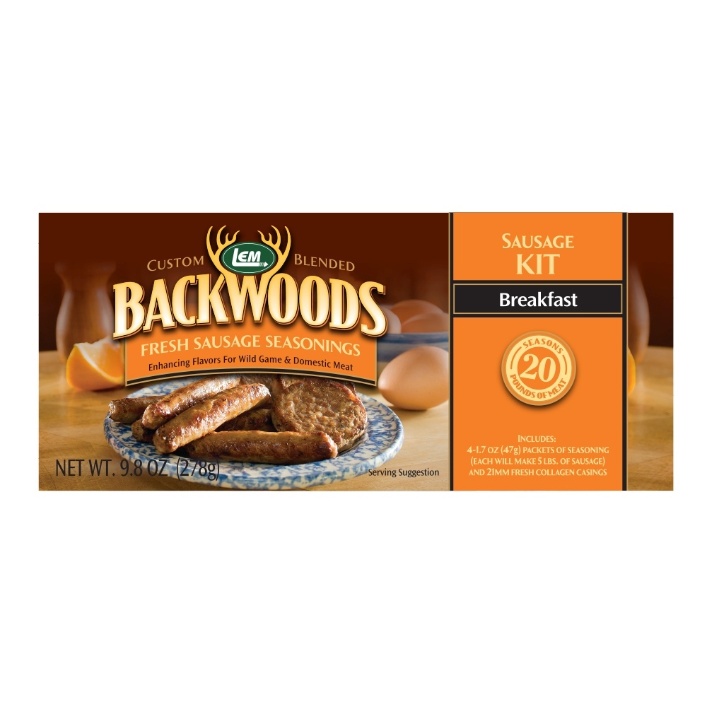 Backwoods Breakfast Fresh Sausage Kits LEM Products