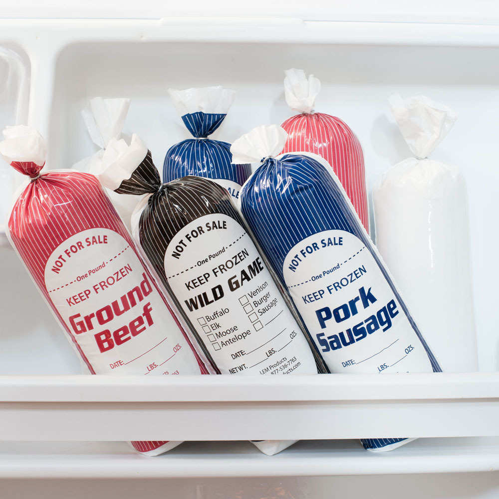 Pork Sausage Bags Meat Processing LEM Products