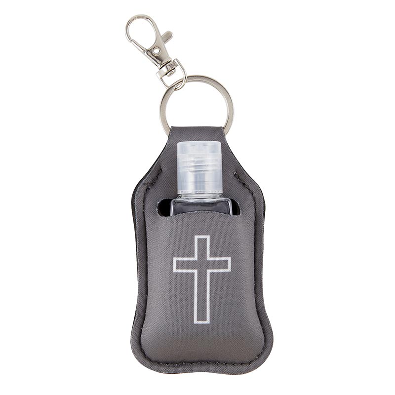Cross Hand Sanitizer Key Chain 6/pk, Inspirational Gifts Living
