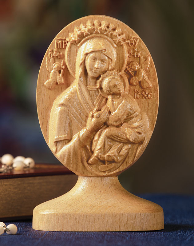 Figurines and Statues Perpetual Help TwoSided Desktop Figurine