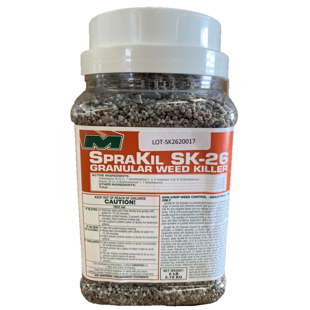 SpraKiL SK26 Granular Weed Killer (Soil sterilant) Fast, Free Shipping