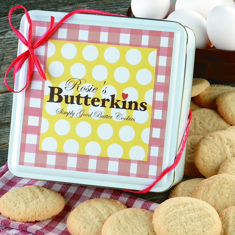 Rosie'S Christmas Cookies Rosie's Original Cookie Tin, Rosie's Butterkin Cookies Pennsylvania