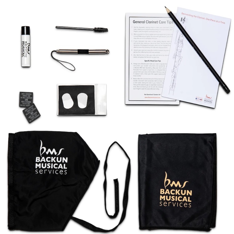 Backun Synthetic (Plastic) Care Kit, Swabs & Cloths Pro Winds