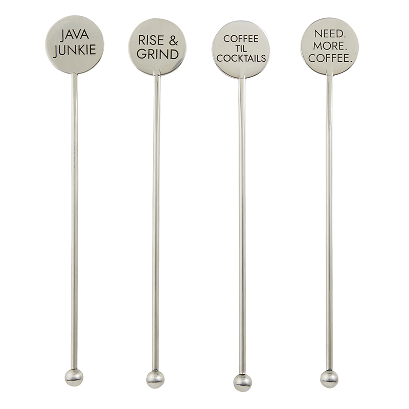 Stainless Steel Stir Sticks Coffee, Collections Santa Barbara Design