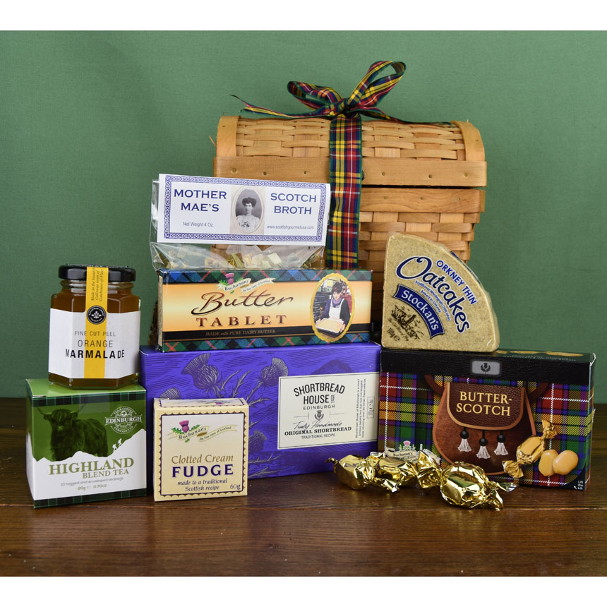 Small Scottish Food Hamper for sale in USAScottish