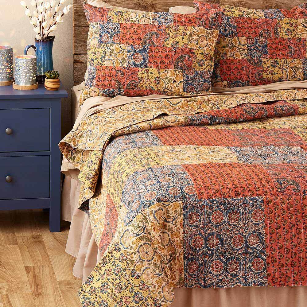 Kalamkari Patchwork Bedding, New Home SERRV International