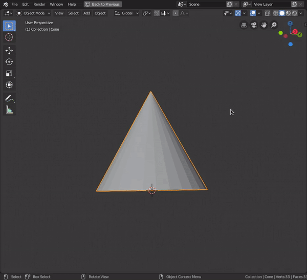 How to unwrap basic cone and torus shape? CG Cookie