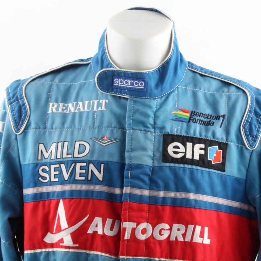 F1 Renault worn suit, 1996 Formula 1 season CharityStars
