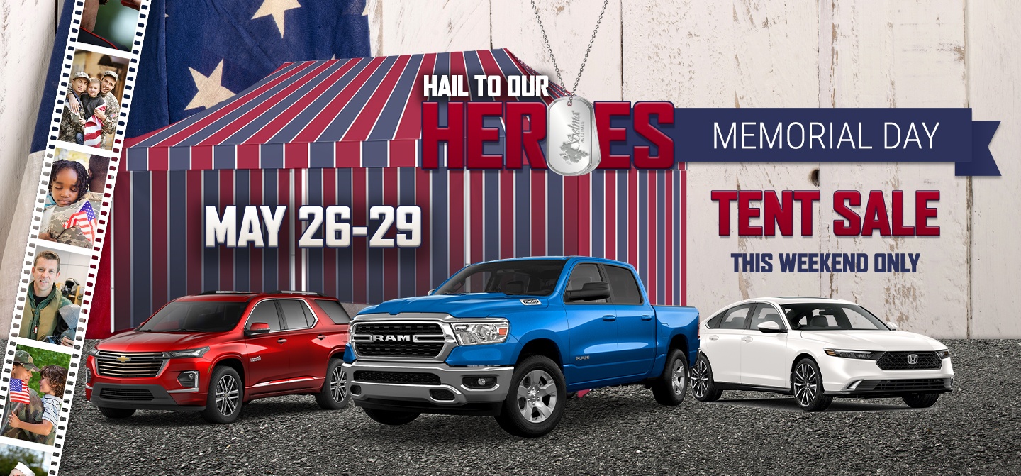 Memorial Day Tent Event Selma Auto Mall