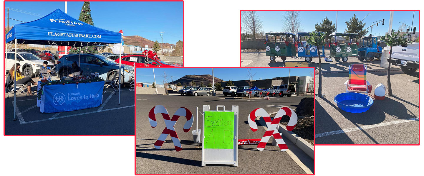 Candy Cane Lane Event Flagstaff Subaru