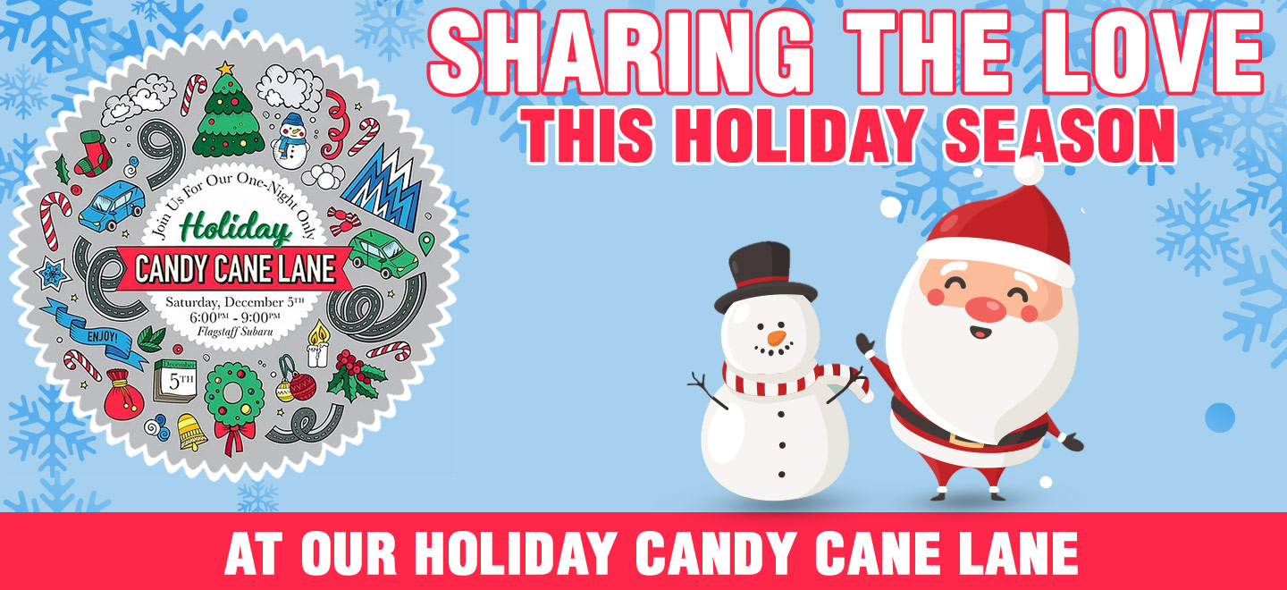Candy Cane Lane Event Flagstaff Subaru