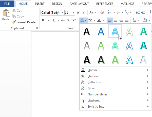 Microsoft Word Text Effects 101 Tuts+ Computer Skills Tutorial